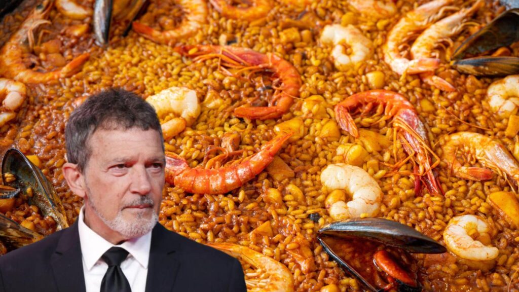 ¡Antonio Banderas revela el secreto mejor guardado de su paella familiar!