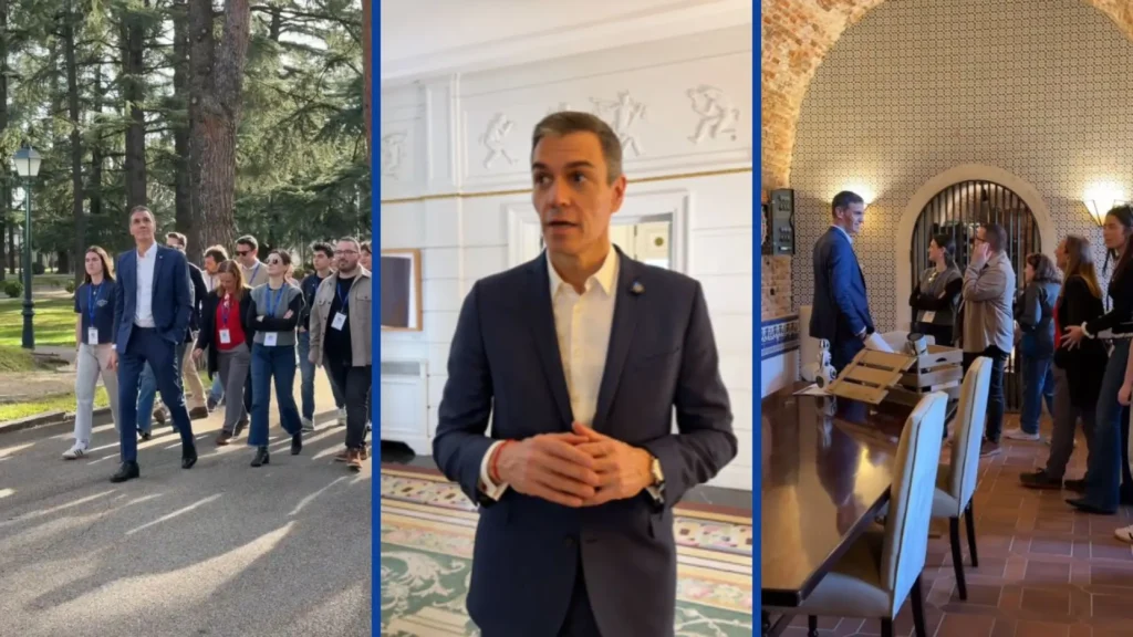 ¡Pedro Sánchez, guía por sorpresa en la Moncloa!
