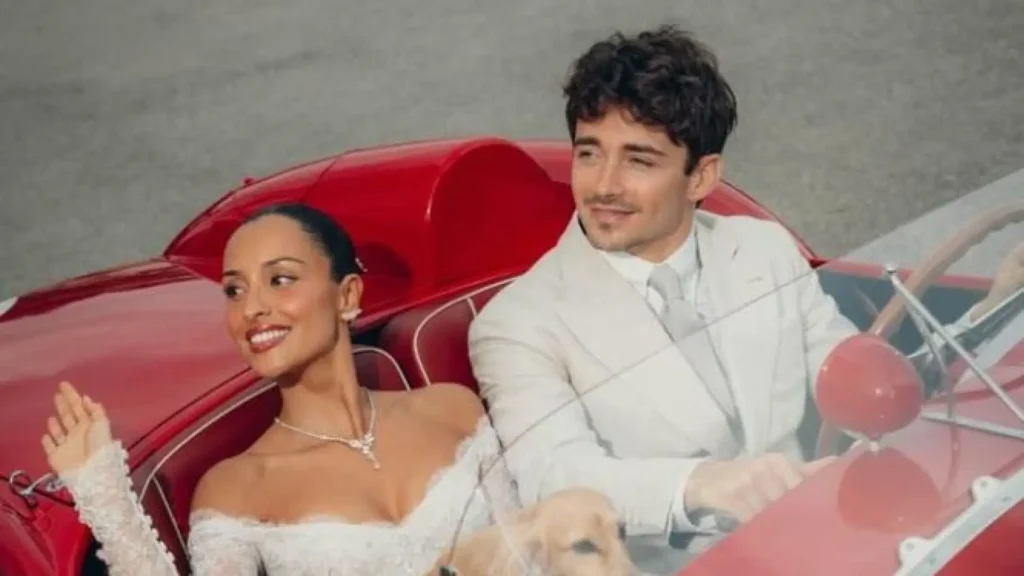 ¡Boda de Alta Velocidad! Charles Leclerc le da el ‘Sí, quiero’ a Alexandra en Mónaco