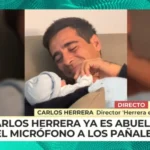 Carlos Herrera y su primer nieto: ¡Bético de cuna!