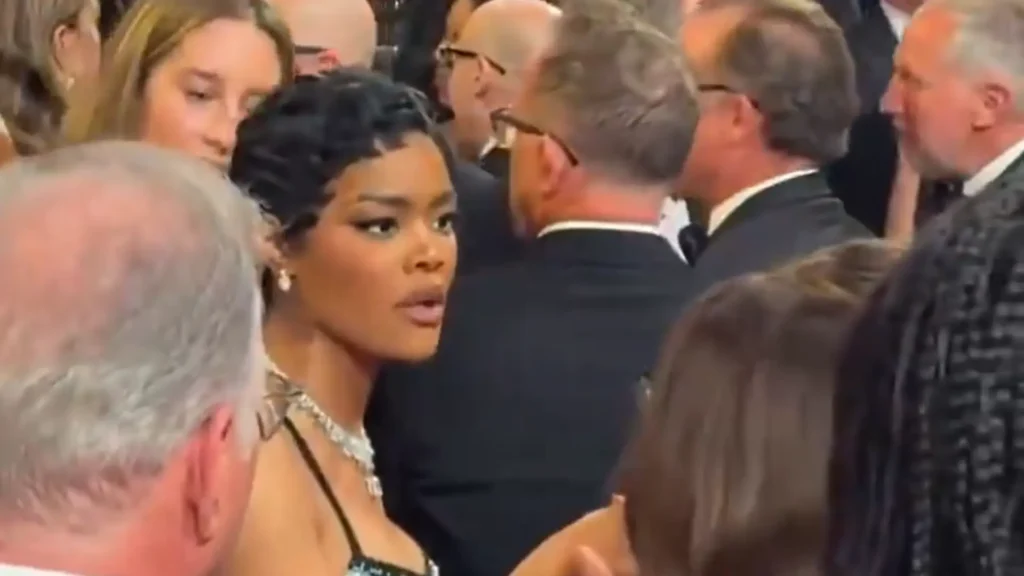 ¡Drama en la alfombra roja! Teyana Taylor y el guardia con manos largas