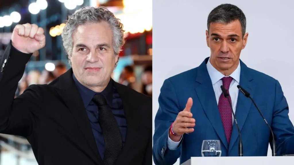 ¡Hulk bendice a Pedro! Ruffalo quiere a Sánchez de jefe en la UE