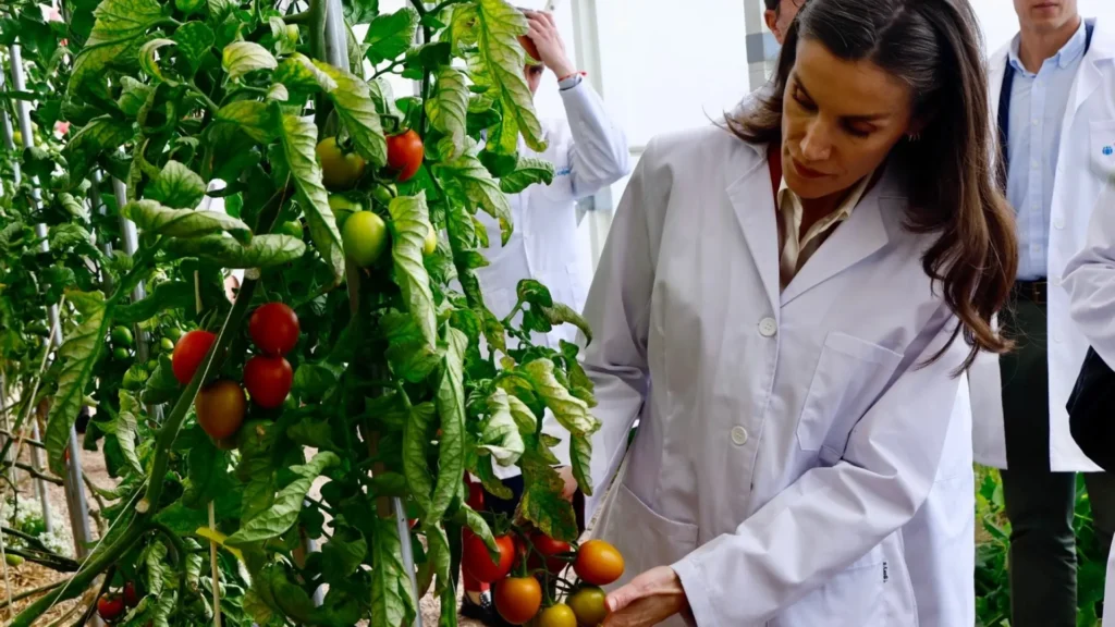 ¡La Reina Letizia se pone robotizada en El Ejido!