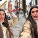 ¡Vaya sustito en Córdoba para la influencer viajera!